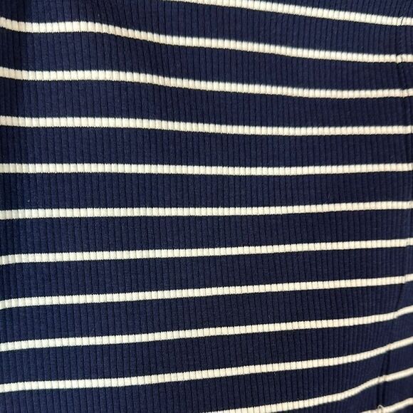 Polo by Ralph Lauren Blue and White Midi Pencil Skirt for Work - Picture 4 of 4